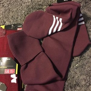 2 PR Men's size L soccer socks